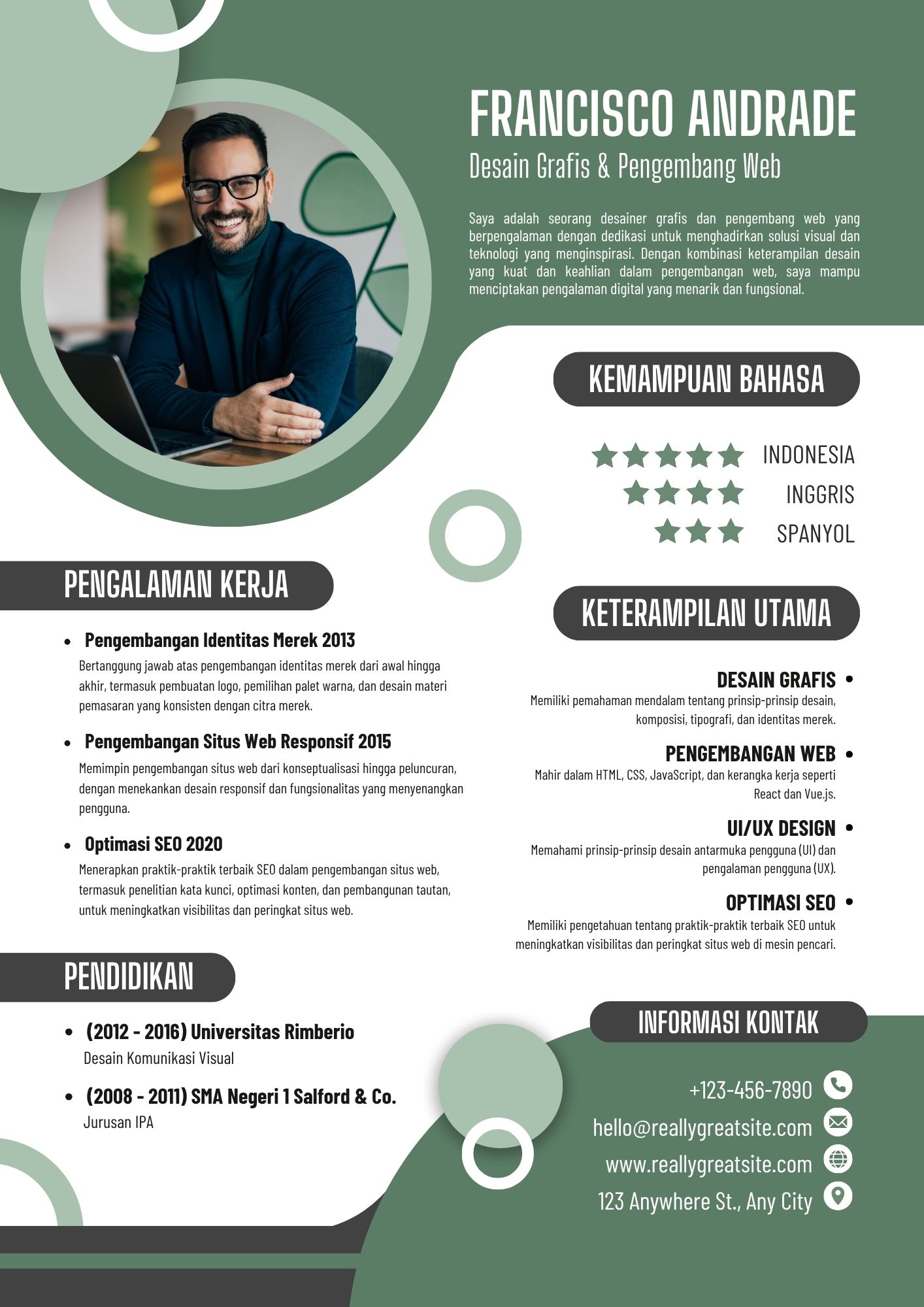 Desain CV 6