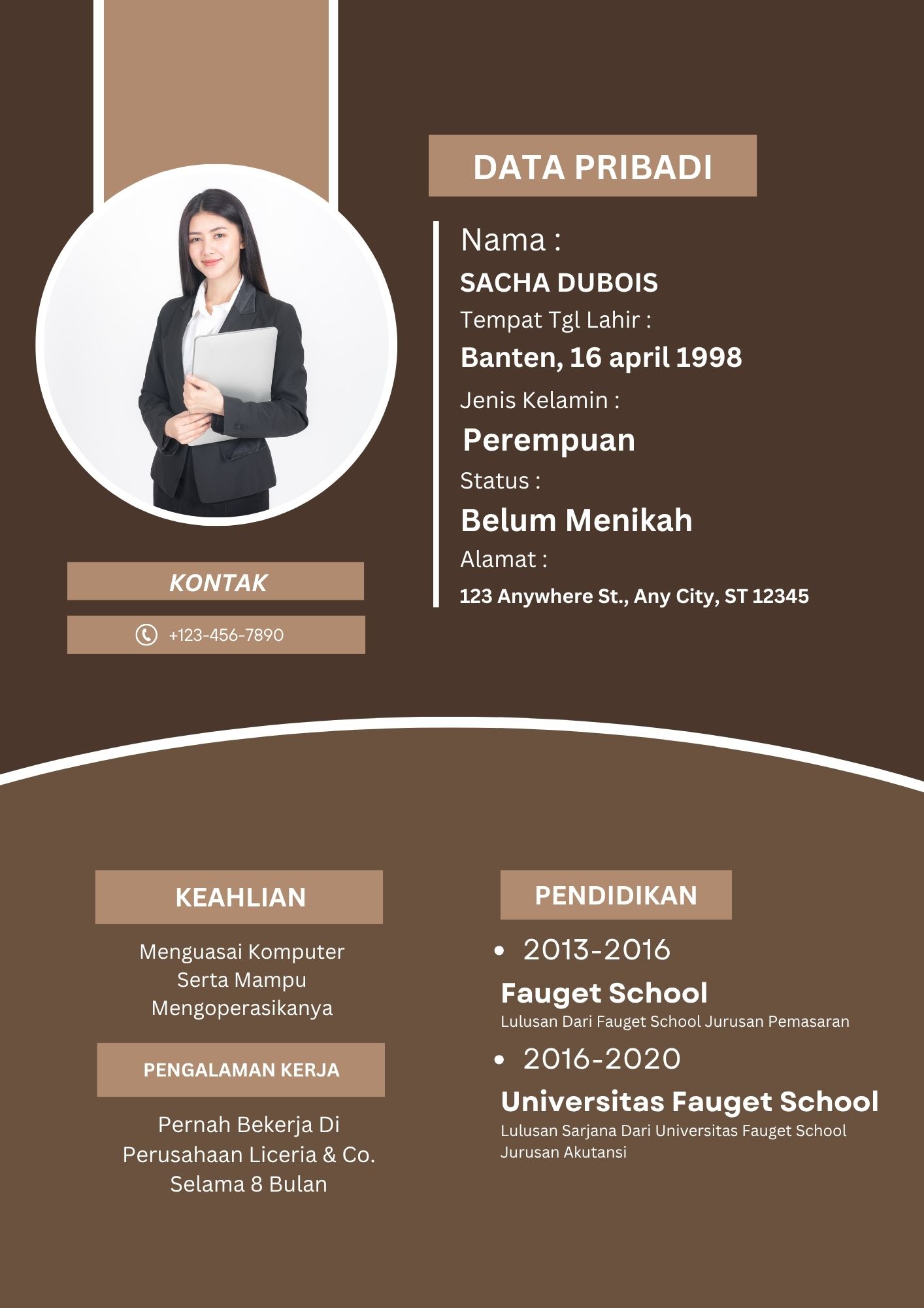 Desain CV 6